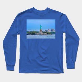 Early Morning Statue of Liberty View Long Sleeve T-Shirt